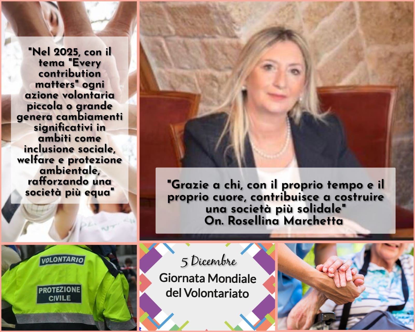 Scopri di più sull'articolo 5 Dicembre Giornata Mondiale del Volontariato